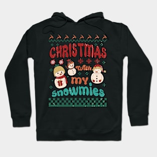 Christmas With My Snowmies Sublimation Hoodie